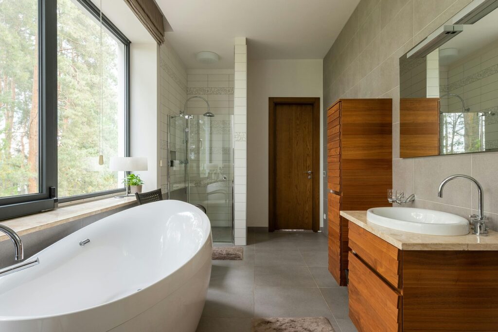 Création d'espace – salle de bain